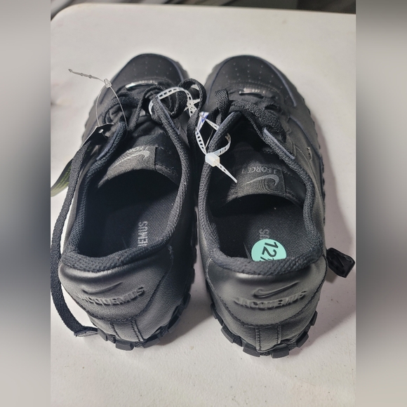 Nike x Jacquemus J Force 1 Low Black Shoes women’s 12 1/2 Mens 11 1/2 - Picture 6 of 8